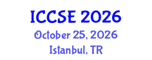 International Conference on Computer and Software Engineering (ICCSE) October 25, 2026 - Istanbul, Turkey