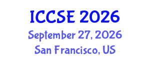 International Conference on Computer and Software Engineering (ICCSE) September 27, 2026 - San Francisco, United States