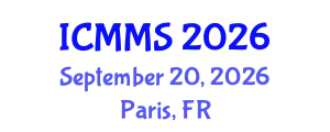 International Conference on Mathematics and Mathematical Sciences (ICMMS) September 20, 2026 - Paris, France
