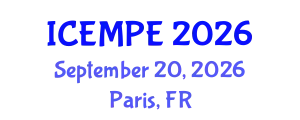 International Conference on Electrical Machines and Power Electronics (ICEMPE) September 20, 2026 - Paris, France