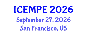 International Conference on Electrical Machines and Power Electronics (ICEMPE) September 27, 2026 - San Francisco, United States