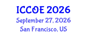 International Conference on Coastal and Ocean Engineering (ICCOE) September 27, 2026 - San Francisco, United States
