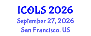 International Conference on Optics, Lasers and Spectroscopy (ICOLS) September 27, 2026 - San Francisco, United States