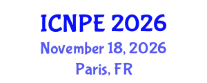 International Conference on Nuclear Power Engineering (ICNPE) November 18, 2026 - Paris, France