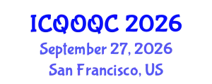 International Conference on Quantum Optics and Quantum Computing (ICQOQC) September 27, 2026 - San Francisco, United States
