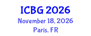 International Conference on e-Business and e-Government (ICBG) November 18, 2026 - Paris, France