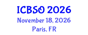 International Conference on Biomedical Sciences and Oncology (ICBSO) November 18, 2026 - Paris, France