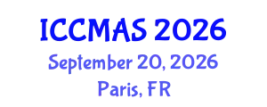 International Conference on Computational Modeling, Analysis and Simulation (ICCMAS) September 20, 2026 - Paris, France