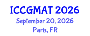 International Conference on Computer Games, Multimedia and Allied Technology (ICCGMAT) September 20, 2026 - Paris, France
