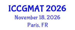 International Conference on Computer Games, Multimedia and Allied Technology (ICCGMAT) November 18, 2026 - Paris, France
