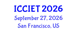 International Conference on Computer, Information and Education Technology (ICCIET) September 27, 2026 - San Francisco, United States