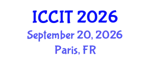 International Conference on Computing and Information Technology (ICCIT) September 20, 2026 - Paris, France