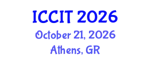 International Conference on Computing and Information Technology (ICCIT) October 21, 2026 - Athens, Greece