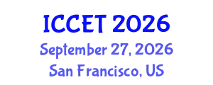 International Conference on Concrete Engineering and Technology (ICCET) September 27, 2026 - San Francisco, United States