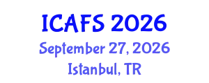 International Conference on Agrotechnology and Food Sciences (ICAFS) September 27, 2026 - Istanbul, Turkey