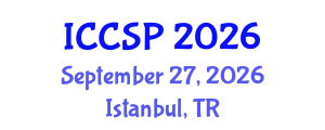 International Conference on Communications and Signal Processing (ICCSP) September 27, 2026 - Istanbul, Turkey