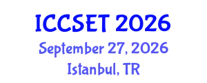 International Conference on Computer Science, Engineering and Technology (ICCSET) September 27, 2026 - Istanbul, Turkey