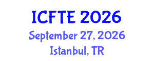 International Conference on Fluids and Thermal Engineering (ICFTE) September 27, 2026 - Istanbul, Turkey
