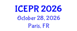 International Conference on Environmental Pollution and Remediation (ICEPR) October 28, 2026 - Paris, France