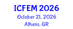 International Conference on Food Engineering and Management (ICFEM) October 21, 2026 - Athens, Greece
