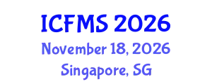 International Conference on Food Manufacturing and Safety (ICFMS) November 18, 2026 - Singapore, Singapore