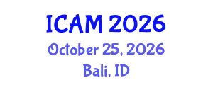 International Conference on Applied Mathematics (ICAM) October 25, 2026 - Bali, Indonesia