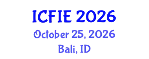 International Conference on Fuzzy Information and Engineering (ICFIE) October 25, 2026 - Bali, Indonesia