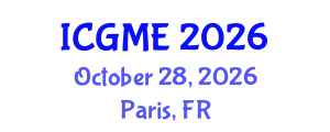 International Conference on Green Manufacturing Engineering (ICGME) October 28, 2026 - Paris, France