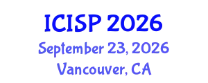 International Conference on Imaging and Signal Processing (ICISP) September 23, 2026 - Vancouver, Canada