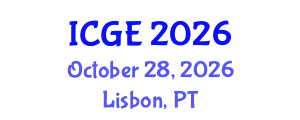 International Conference on Geological Engineering (ICGE) October 28, 2026 - Lisbon, Portugal