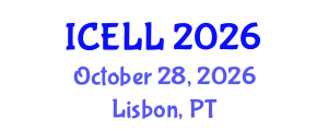 International Conference on English Language and Linguistics (ICELL) October 28, 2026 - Lisbon, Portugal