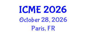 International Conference on Management Engineering (ICME) October 28, 2026 - Paris, France