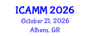 International Conference on Applied Mechanics and Mathematics (ICAMM) October 21, 2026 - Athens, Greece