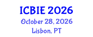 International Conference on Business and Information Engineering (ICBIE) October 28, 2026 - Lisbon, Portugal