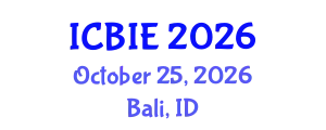 International Conference on Business and Information Engineering (ICBIE) October 25, 2026 - Bali, Indonesia
