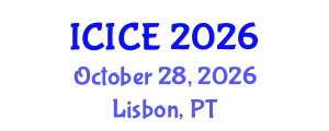 International Conference on Information and Communication Engineering (ICICE) October 28, 2026 - Lisbon, Portugal
