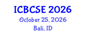 International Conference on Biological and Chemical Systems Engineering (ICBCSE) October 25, 2026 - Bali, Indonesia