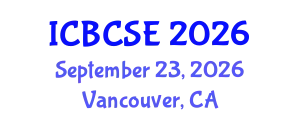 International Conference on Biological and Chemical Systems Engineering (ICBCSE) September 23, 2026 - Vancouver, Canada
