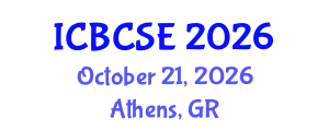 International Conference on Biological and Chemical Systems Engineering (ICBCSE) October 21, 2026 - Athens, Greece