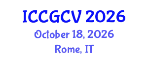 International Conference on Computational Geometry and Computer Vision (ICCGCV) October 18, 2026 - Rome, Italy