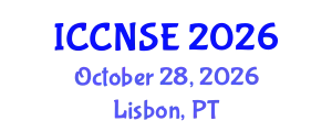 International Conference on Cognitive and Neural Systems Engineering (ICCNSE) October 28, 2026 - Lisbon, Portugal