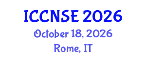 International Conference on Cognitive and Neural Systems Engineering (ICCNSE) October 18, 2026 - Rome, Italy