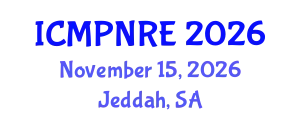 International Conference on Medical Physics, Nuclear and Radiological Engineering (ICMPNRE) November 15, 2026 - Jeddah, Saudi Arabia