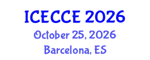 International Conference on Electrical, Computer and Communication Engineering (ICECCE) October 25, 2026 - Barcelona, Spain
