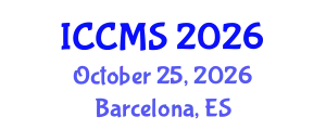 International Conference on Computational and Mathematical Sciences (ICCMS) October 25, 2026 - Barcelona, Spain