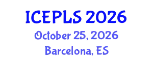 International Conference on Economics, Political and Legal Sciences (ICEPLS) October 25, 2026 - Barcelona, Spain