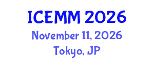 International Conference on Economics and Marketing Management (ICEMM) November 11, 2026 - Tokyo, Japan