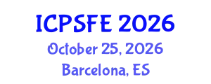 International Conference on Plasma Science and Fusion Engineering (ICPSFE) October 25, 2026 - Barcelona, Spain