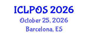 International Conference on Laser Physics and Optical Sciences (ICLPOS) October 25, 2026 - Barcelona, Spain