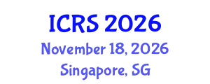 International Conference on Remote Sensing (ICRS) November 18, 2026 - Singapore, Singapore